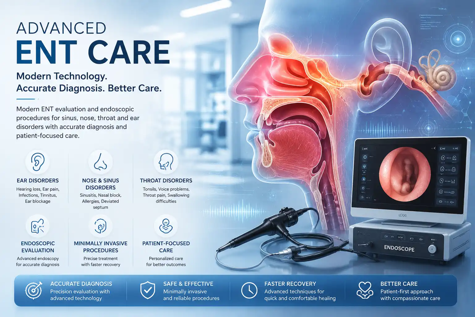 Endoscopic ENT Procedures in Bikaner